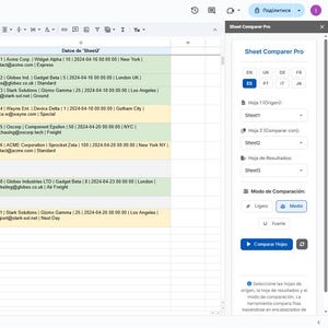 Comparador de Planilhas Pro 3.0 | Correspondência aproximada por IA e reconciliação de dados | Ferramenta de expressões regulares do Google Sheets | Localizador de duplicados multilíngue | Correspondência de extratos bancários