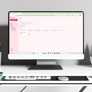 Digital Notebook Google Sheets Template | Aesthetic Student Planner | Project Manager |Second Brain | Notion Alternative |No Monthly Fee App