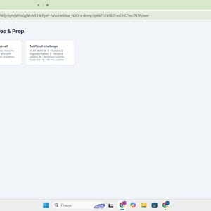 May include: A digital interface for Career OS Job Hunt Tracker displaying a STAR Stories & Prep page. The sidebar includes navigation for Hub, Job Board, Networking, Interview Prep, and Offers. Two cards show prompts for Tell me about yourself and A difficult challenge.