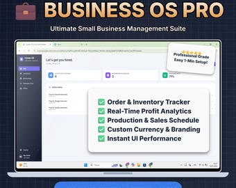 Sistema Integrado para Pequenas Empresas: Planilha de CRM do Google Sheets, Controle de Pedidos de Clientes, Gestão de Estoque, Contabilidade e Painel de Lucros - Tudo em Um Só Sistema