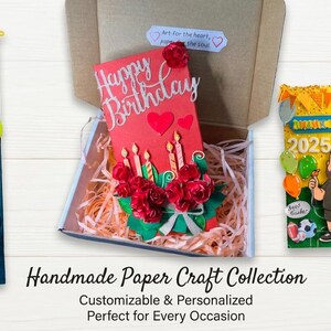 Tarjeta personalizada de chocolate Lindt: regalo de celebración hecho a mano imagen 8