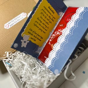 Tarjeta personalizada de chocolate Lindt: regalo de celebración hecho a mano imagen 3