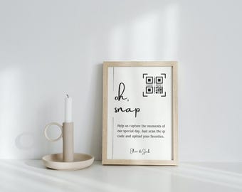 Capture The Love Sign Wedding qr Code Sign qr code qr code wedding aesthetic qr code sign aesthetic photo sign wedding photo sign qr code