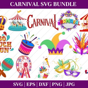 Circus clipart, circus printable , circus PNG and SVG, Carnival Clip Art, Animals, Jokers, Circus Tent Clipart, Circus set, Instant Download