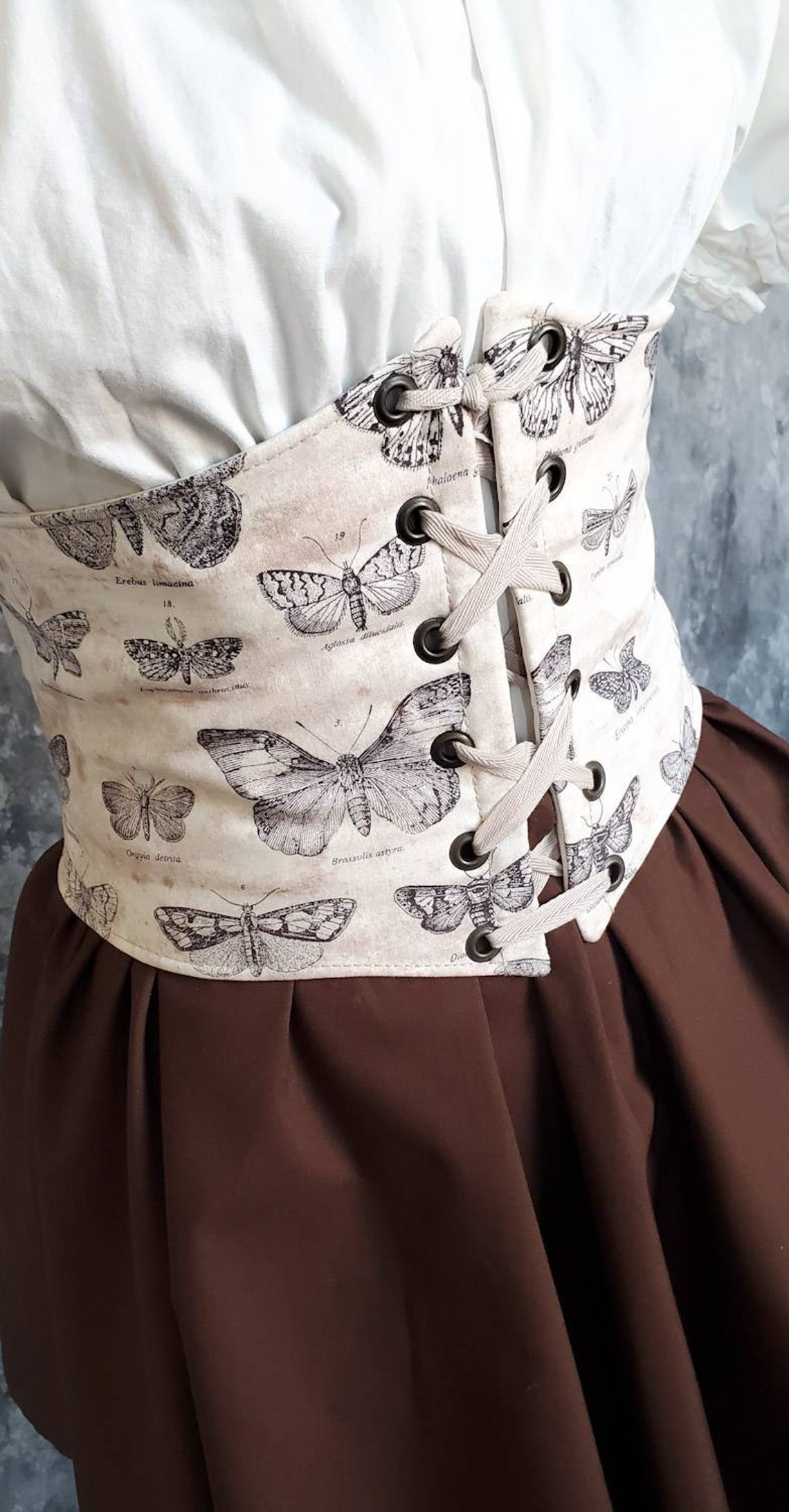 Steampunk Costume Waist Cincher Pirate Waist Belt Corset Etsy
