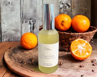 Orange Groves Room & Linen Spray | Luxury Room Spray | Air Freshener | Home Fragrance | 3 oz