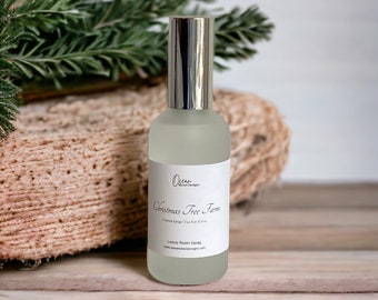 Christmas Tree Farm Room & Linen Spray | Luxury Room Spray | Air Freshener | Home Fragrance | 3 oz Cypress Forest Chilled Air