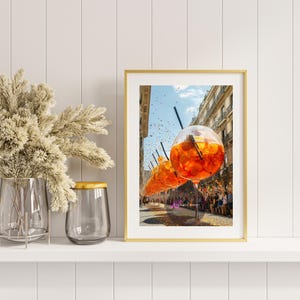 Póster de fiesta de verano: cócteles gigantes y ambiente festivo, 24 x 36 pulgadas. Póster de cócteles, letrero de menú de bar