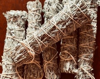 SALVIA BIANCA • Bastoncini sacri da bruciare, regalo per l'inaugurazione della casa, involucri per piante da Sedona