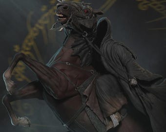 Statua in resina fatta a mano: scultura da collezione multicolore, resina UV di alta qualità (alta 25 cm, dipinta a mano, da esposizione)