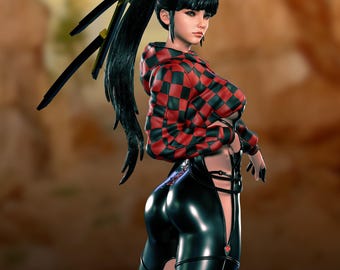 Hand-Painted Resin Art Figure, Collector Sculpture (25cm Height, 1/6-1/4 Scale)