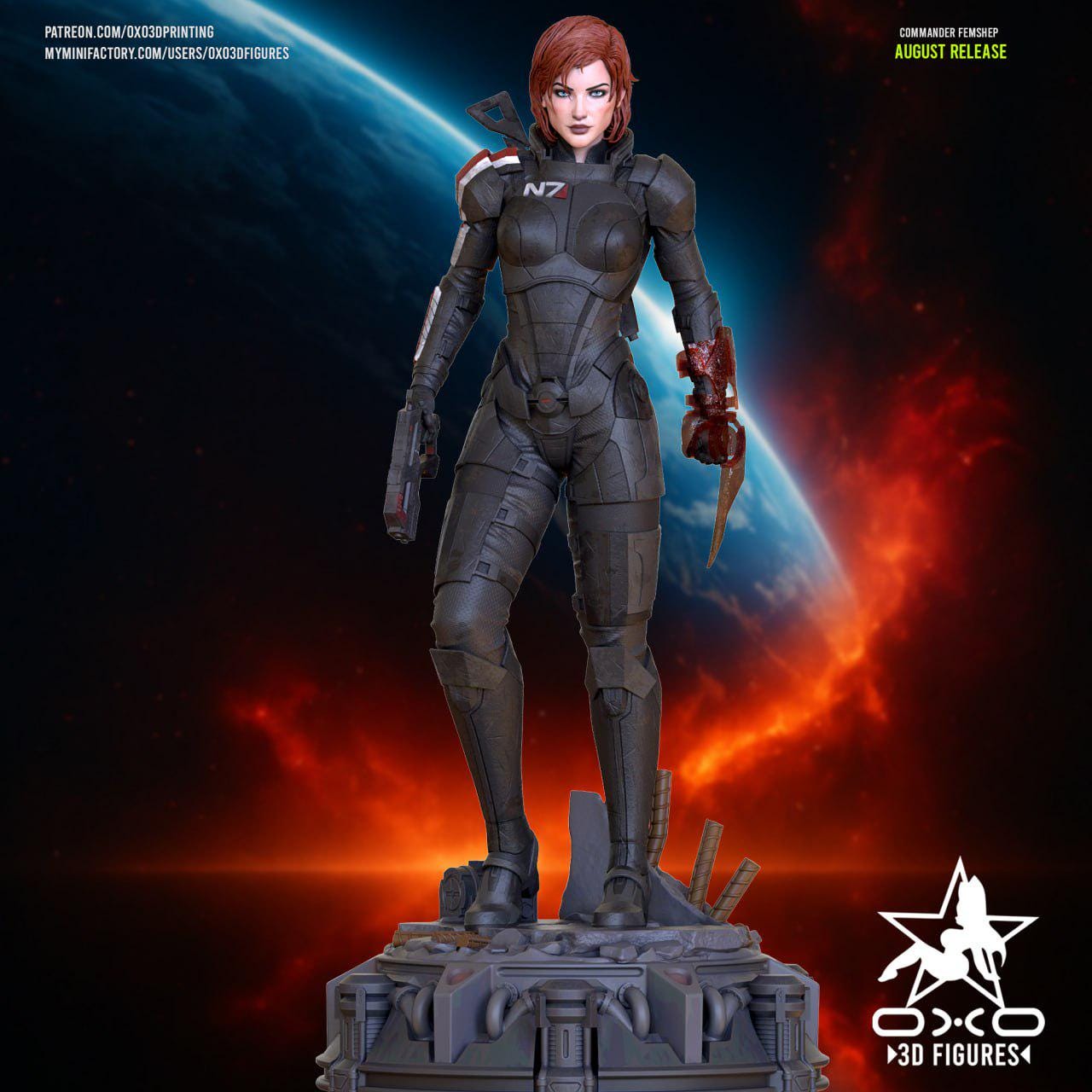 Dark Horse Mass Effect Figures Mass Effect PVC Statue Commander