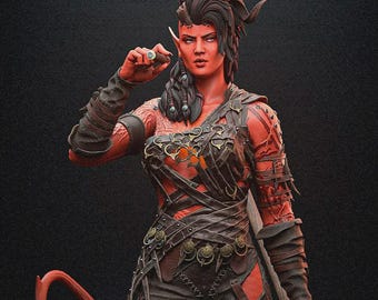 Statua da collezione in resina - Arte espositiva multicolore dipinta a mano - Resina UV di alta qualità, finitura opaca o lucida, scultura da 25 cm