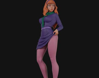 Statua da collezione dipinta a mano, scultura artistica in resina, finitura multicolore (25 cm, resina UV di alta qualità)