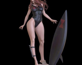 Statua dipinta a mano - Statuetta in resina da collezione, finitura multicolore - Altezza 25 cm, espositore in resina UV resistente