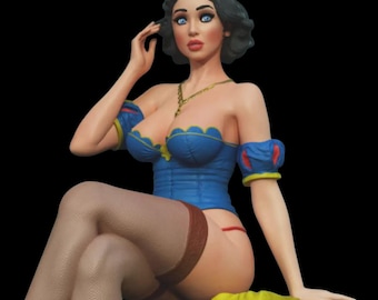 Statuetta da collezione in resina: statua multicolore dipinta a mano - Resina UV di alta qualità, stampa SLA, esposizione artistica per collezionisti