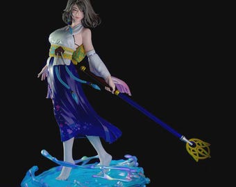 Statuetta da collezione in resina: statua multicolore dipinta a mano - resina UV di alta qualità, decorazione fatta a mano, scultura da esposizione da 25 cm