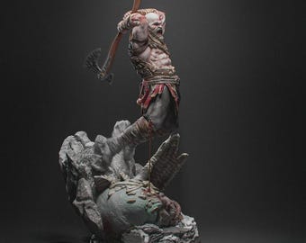 Scultura in resina da collezione - Statua da esposizione dipinta a mano, resina UV di alta qualità, finitura multicolore, 25-30 cm