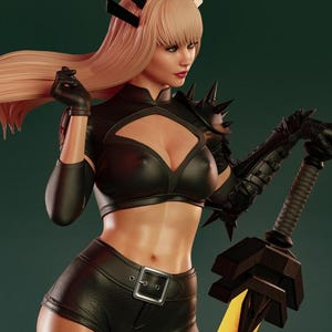Magik, Illyana Rasputina/25 cm/ figür/heykel,Pla/Sla/3D Baskılı,Boyalı,aksiyon figürleri