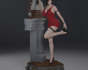 Ada Wong Figure – 1/6 1/4 Scale Handmade Resin Collector Sculpture