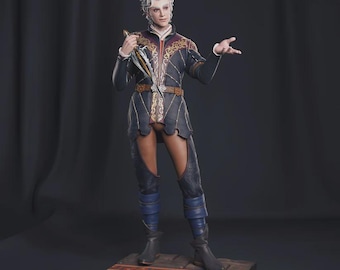 Statua da collezione in resina - Esposizione multicolore dipinta a mano, resina UV di alta qualità, altezza 25 cm, decorazione da collezione fatta a mano