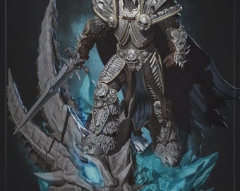 Statua da collezione in resina dipinta a mano: espositore multicolore, resina UV di alta qualità (altezza 25 cm, finitura resistente)