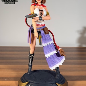 Estatua de coleccionista de resina: detalle pintado a mano (25 cm, mate o brillante)