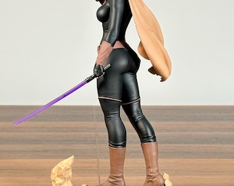Handgemaakte harsfiguursculptuur – ultragedetailleerd displaymodel op schaal 1/6-1/4