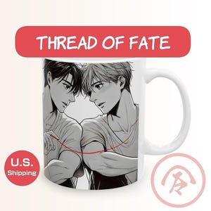 BL Anime Kaffeebecher - Roter Faden des Schicksals, Yaoi Manga Geschenk
