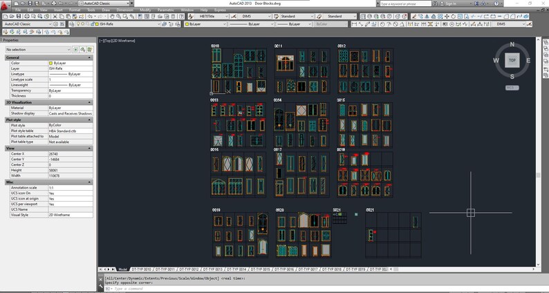 Doors Elevations Autocad Blocks | Architecture | Interior Design ...