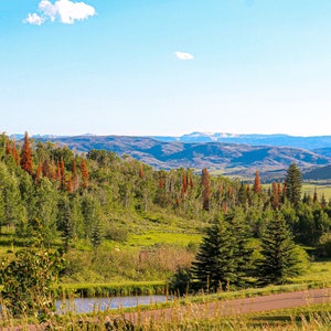 Steamboat Springs Colorado 8x10 Photo Print - Majestic Mountain Landscape
