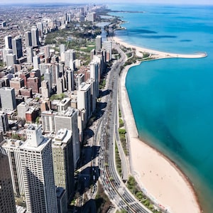 Chicago || Lake Michigan 8x10 Photo Print - Cityscape Photography - Chicago Skyline - Lake Michigan