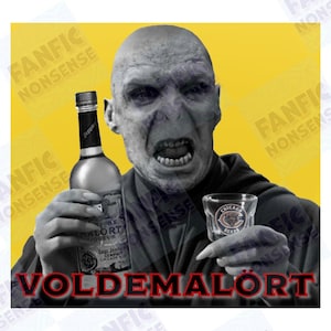 Adesivo VOLDEMALÖRT/ versão Chicago 3 x 3 pol.