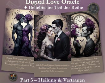 Soulmate Oracle Cards PDF | Twin Flame Oracle | 102 Love Oracle Cards | Healing & Trust | Printable Digital Deck