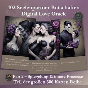 Soulmate Love Orakel Deutsch – Spiegelung & Shadow Work | 102 Twin Flame Karten | Digitales Liebesorakel PDF