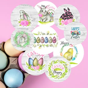Pacote de chaveiros de Páscoa - presentes fofos de Páscoa, acessórios de primavera, chaveiros de ovo e coelho, perfeitos para meias de Natal comemorativas