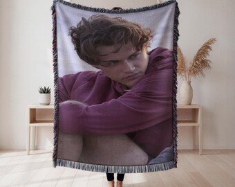 Conrad Fisher Woven Blanket: 100% Cotton TSITP Merch | Team Conrad BookTok Christmas Gift