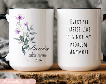Personalized Retirement Coffee Mug: Employee Appreciation Gift