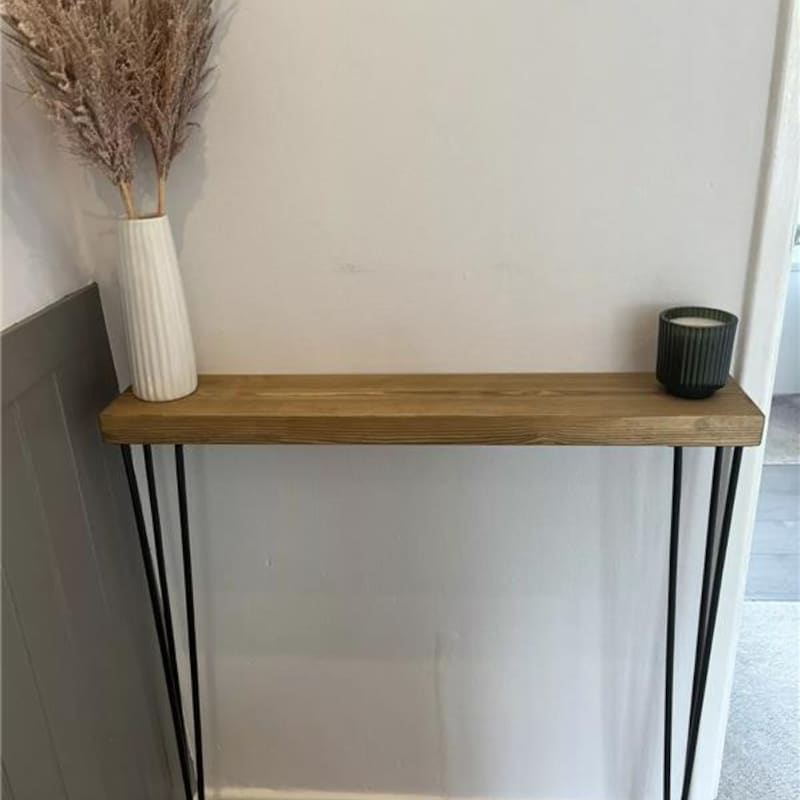 Rustic Console Radiator Table Radiator Console Table - Etsy UK