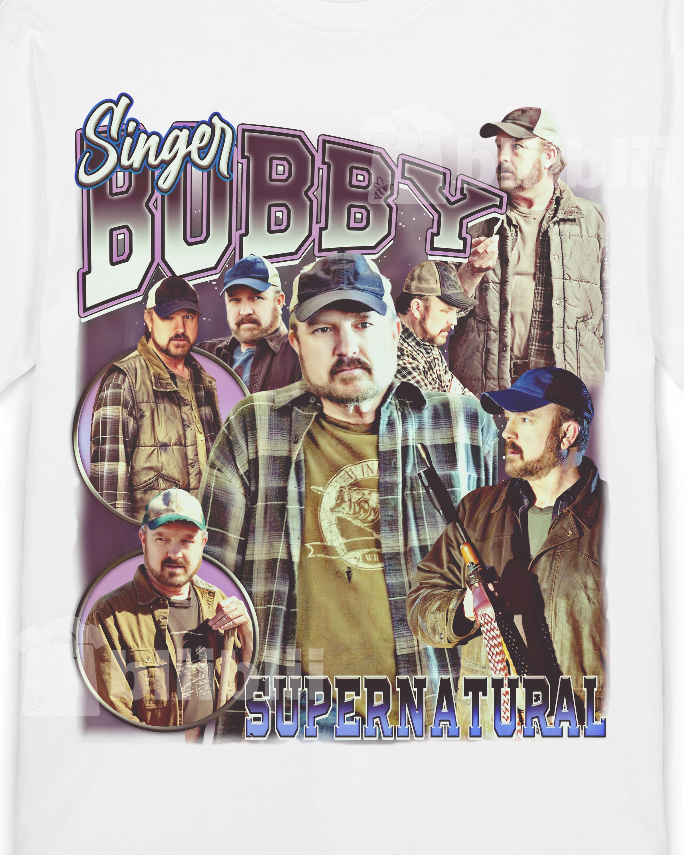 Bobby Singer Retro Hunter Mentor Collage PNG – Bootleg Style 2000s ...