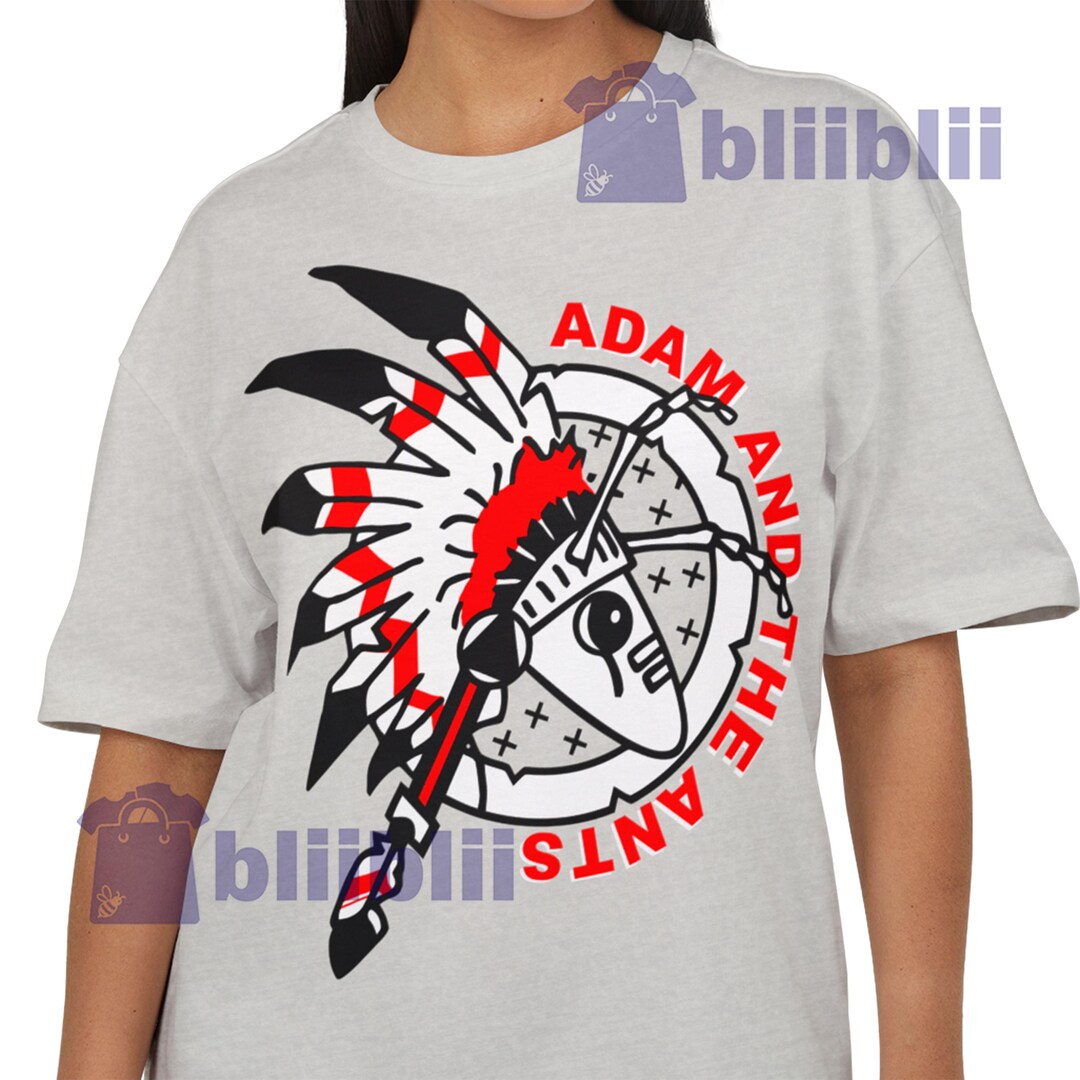 Warrior Adam Ant Punk Rock New Wave Music Gift Vintage Unisex T Shirt ...