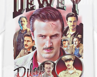 Scream Dewey Riley Bootleg Collage PNG – Retro jaren 90 digitaal horrorkunstwerk voor T-shirt, poster of fanmerchandiseontwerp