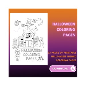 Páginas para colorear de Halloween para niños/ Páginas para colorear/ Páginas para colorear para adultos/ Páginas para colorear fáciles/ Páginas para colorear temáticas/ Páginas para colorear imprimibles