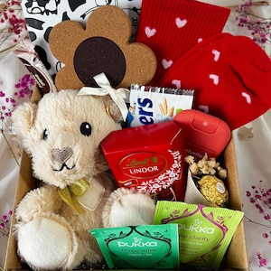 Personalised Pamper Gift Box For Her With Instax Photo Prints, Birthday Care Package, Hug In A Box, Spa Gift, Thinking Of You Hamper