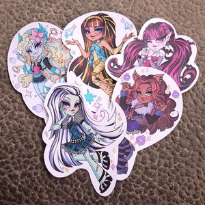 Packs d'autocollants Monster Goules