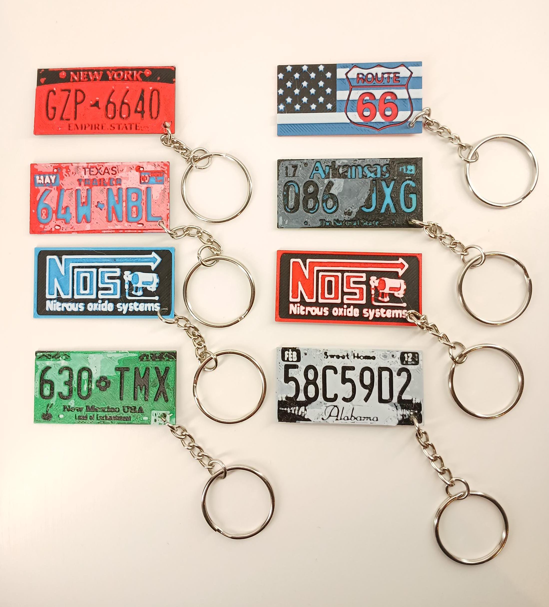 Porte-Clés En Argent Avec Lettre De L'Alphabet Pour Femme, Homme, Garçons, Filles, A B C D E F G