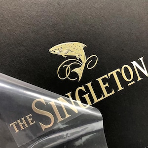 Custom UV DTF Stickers | Metallic Transfer Labels | Gold Foil, Silver Foil, Clear Logo Decals for Small Business Packaging