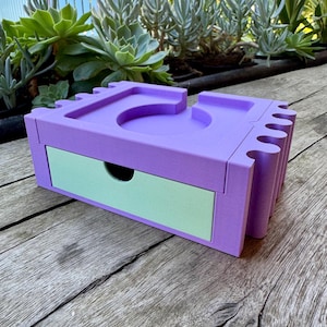 Station d'accueil à tiroirs Yoto Gen 3 | Support de charge modulaire emboîtable avec tiroir caché | Compatible avec le chargement sans fil