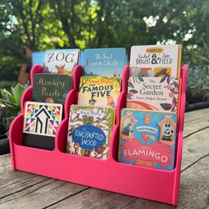 Yoto Card Display Stand | Cloud-Shaped 3x3 Tiered Card Holder | 9 Compartments | Holds 135 Cards