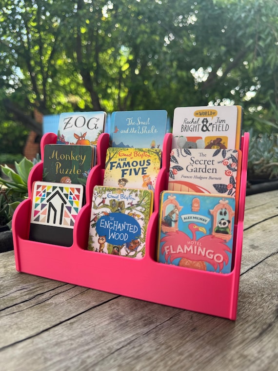 Yoto Card Display Stand | Cloud-Shaped 3x3 Tiered Card Holder | 9 Compartments | Holds 135 Cards
